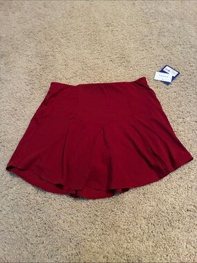 JoyLab Burgundy High-Rise Skort (size small).